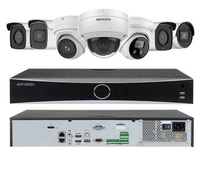 CCTV camera and NVR set